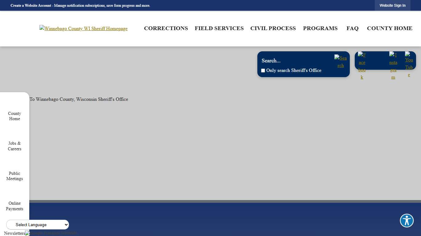 Sheriff's Office | Winnebago County, WI